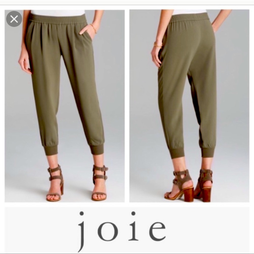 NWT Joie Mariner Green Joggers Size Large